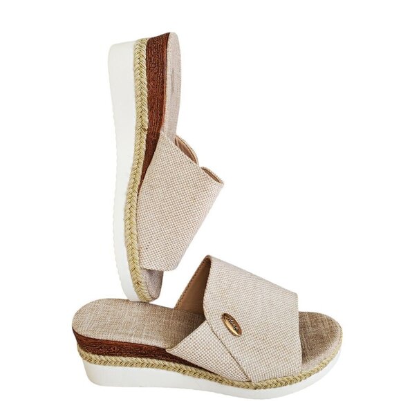 WOMENS' WEDGE SANDALS SIZE 7 - Picture 1 of 9